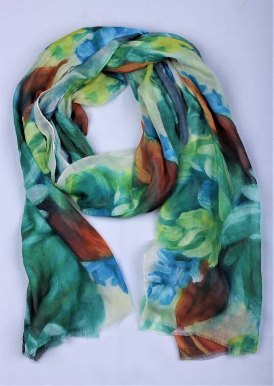 Alice & Lily printed scarf yellow Style : SC/4799YEL
